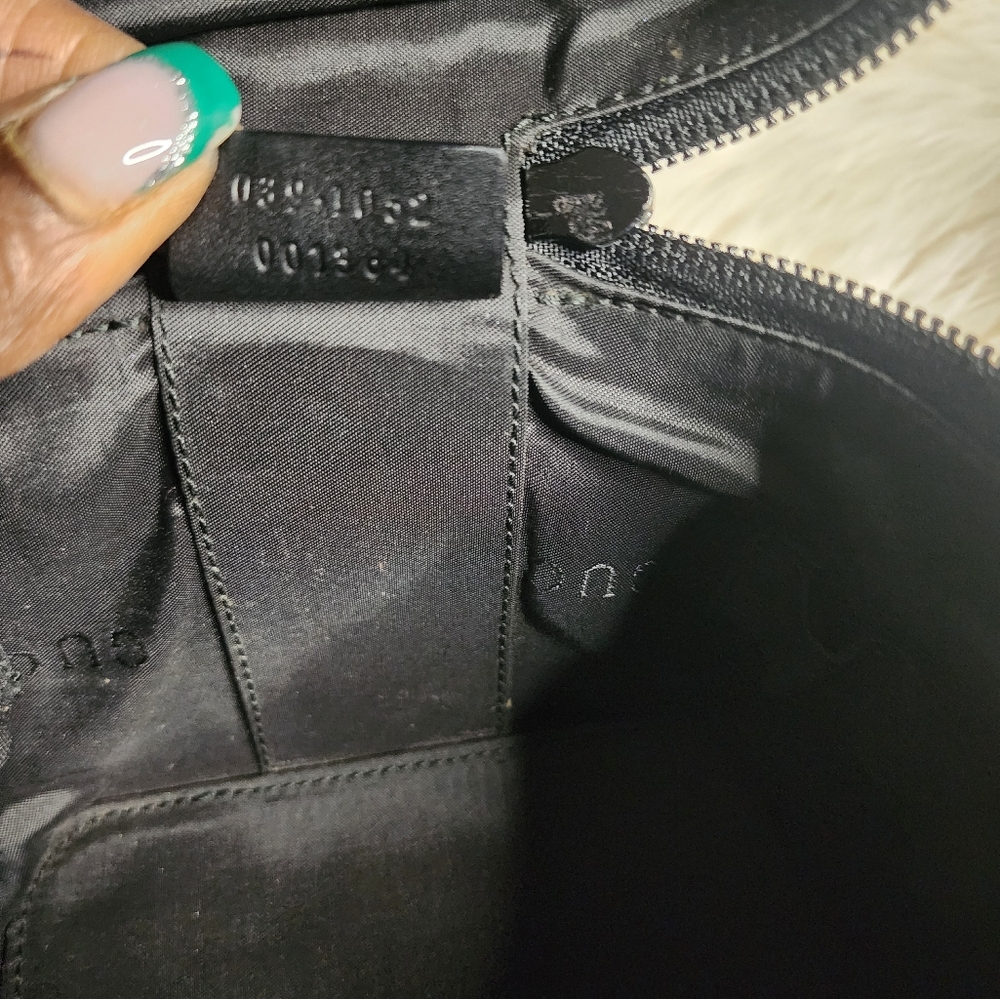 Gucci Vanity Leather And Canvas Bag - Picture 7 of 10